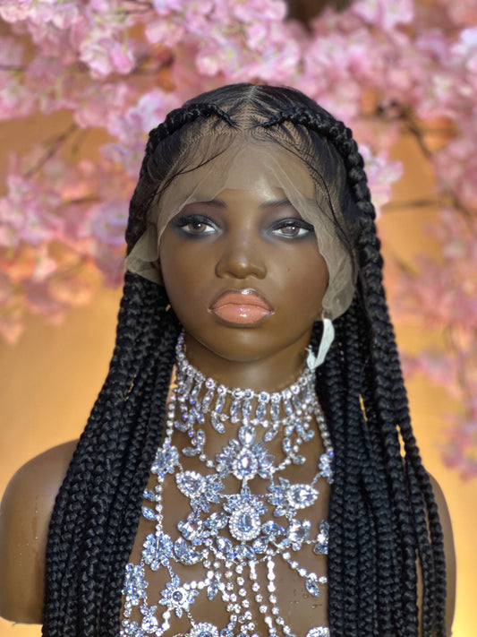 0027 Braided Wig Glueless wig