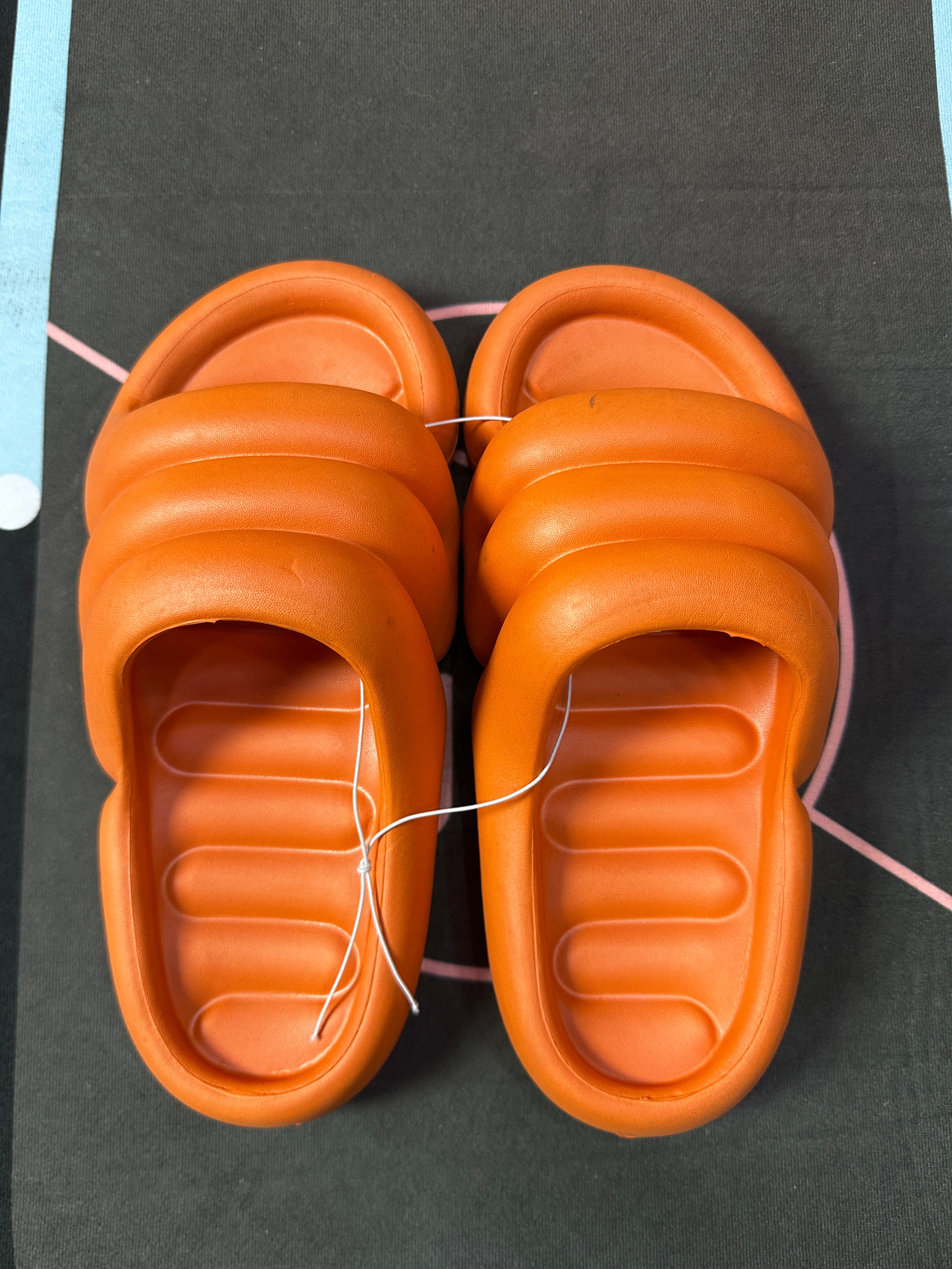 Orange bubble house slippers size 40-41