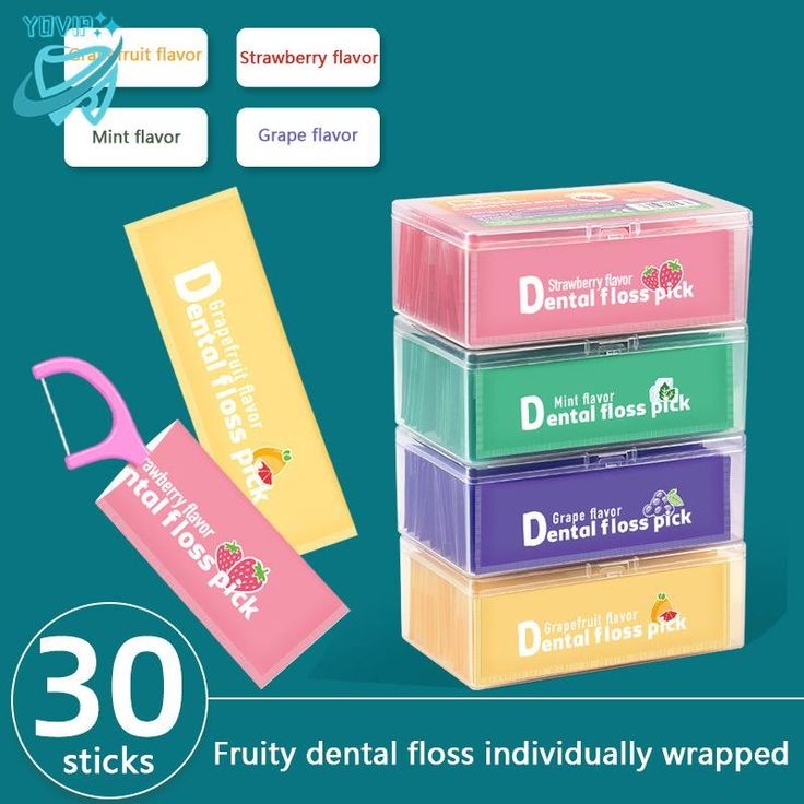 30pcs Plastic Dental Floss