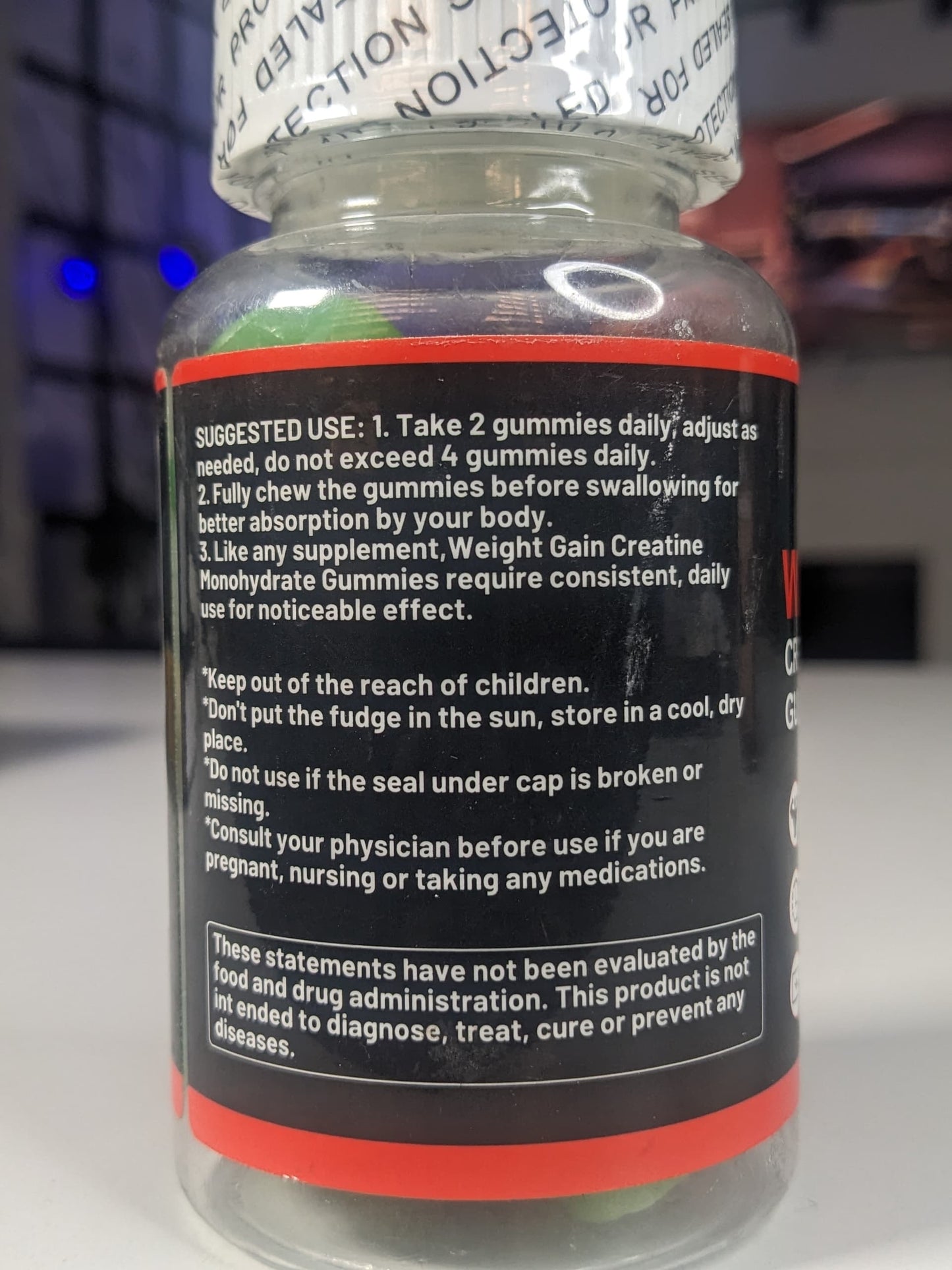 Weight Gainer 35 Gummies 2500mg With Creatine Monohydrate