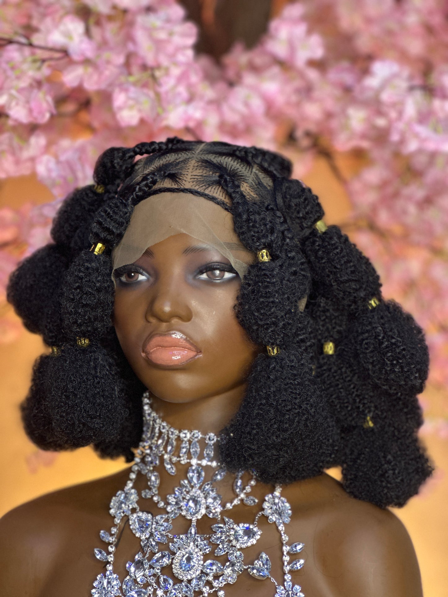 0040 Braided Wig Glueless wig