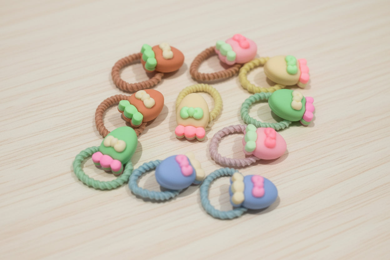 10pcs cute kids hair packer