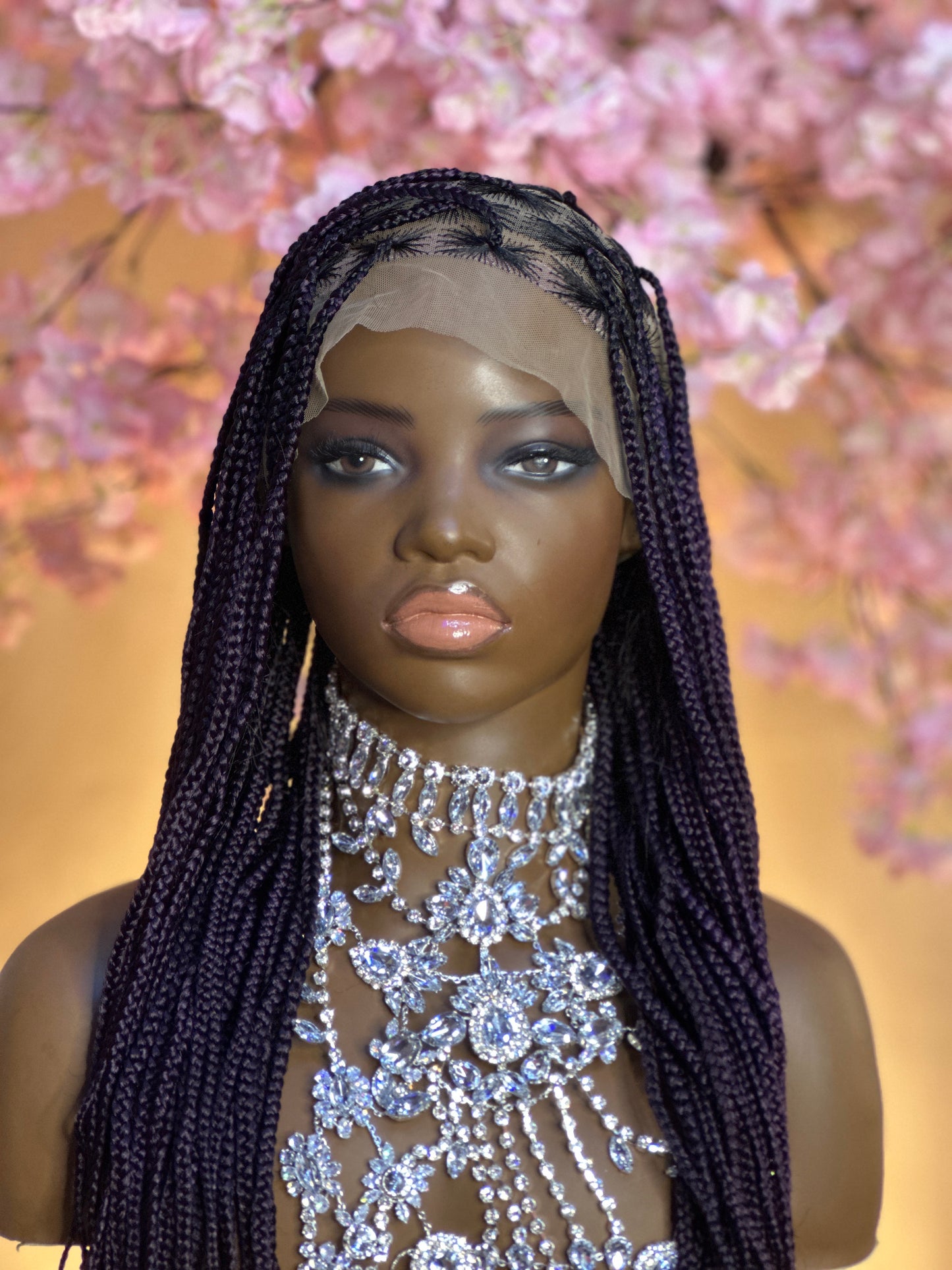 0032 Braided Wig Glueless wig