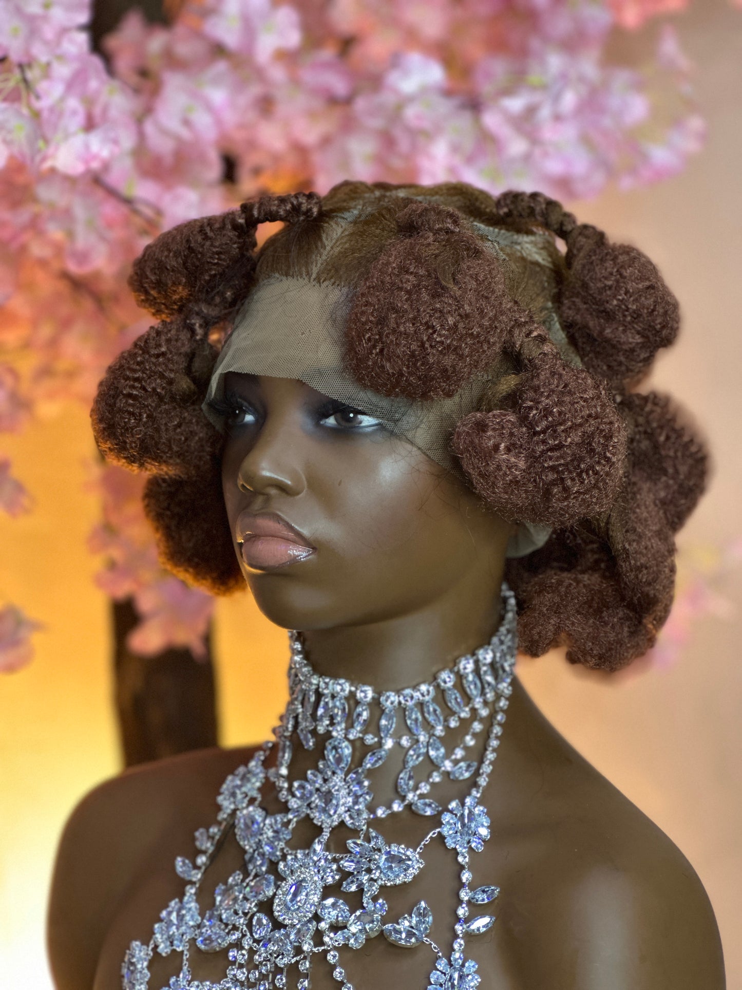 043 Braided Wig Glueless wig