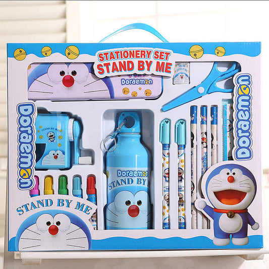 Blue - London Grade Children stationary set with free water bottle