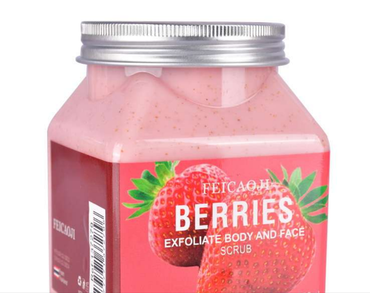 Rose Body scrub for deep cleansing and exfoliation
