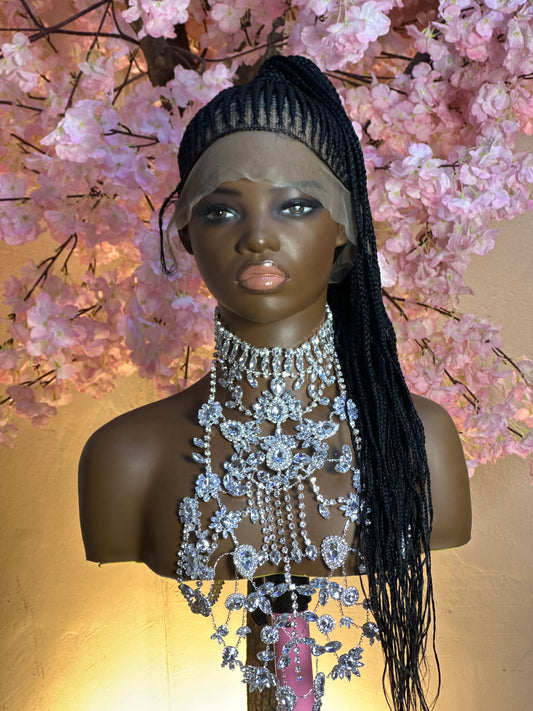 Shuku Ghana weaving braided Wig  0015