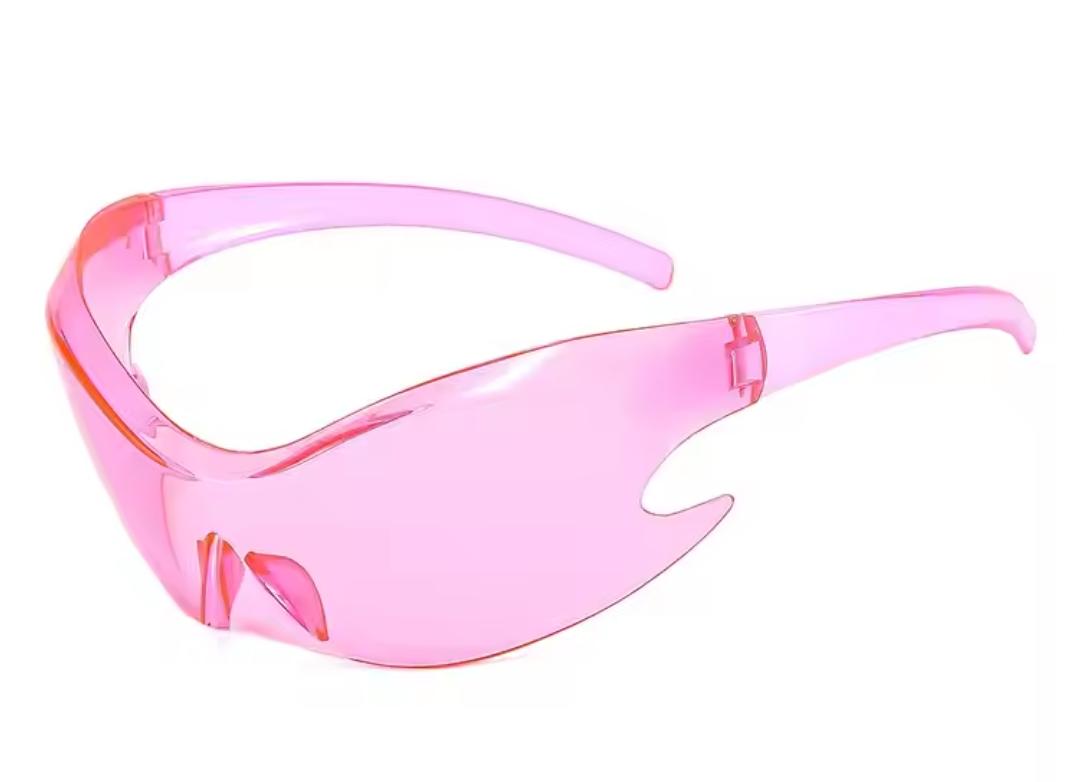 The Smith Glass - balenciaga punk pink eye glass