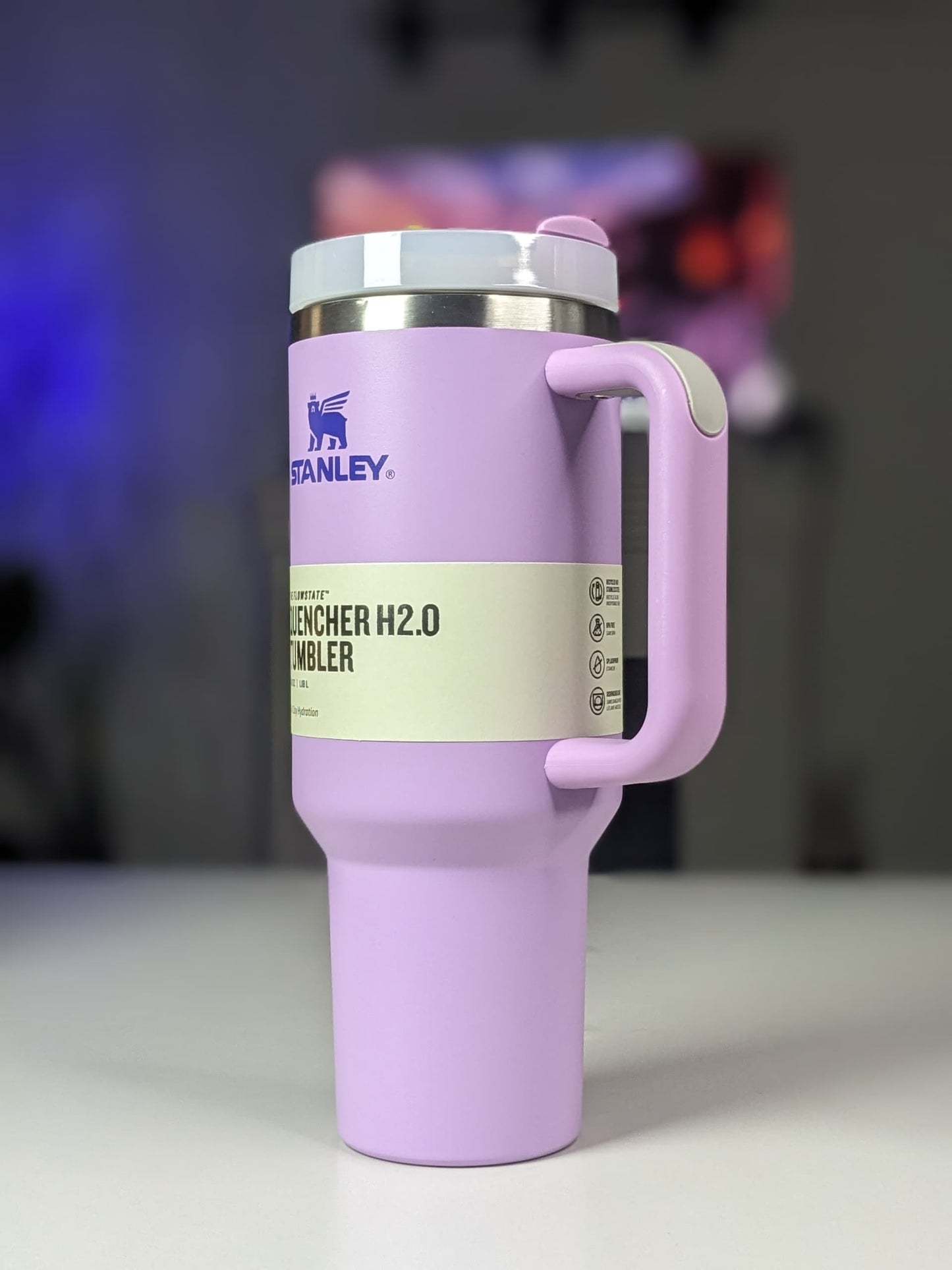 Original Stanley Quencher H2.0 Flowstate thumblr Cup - Purple