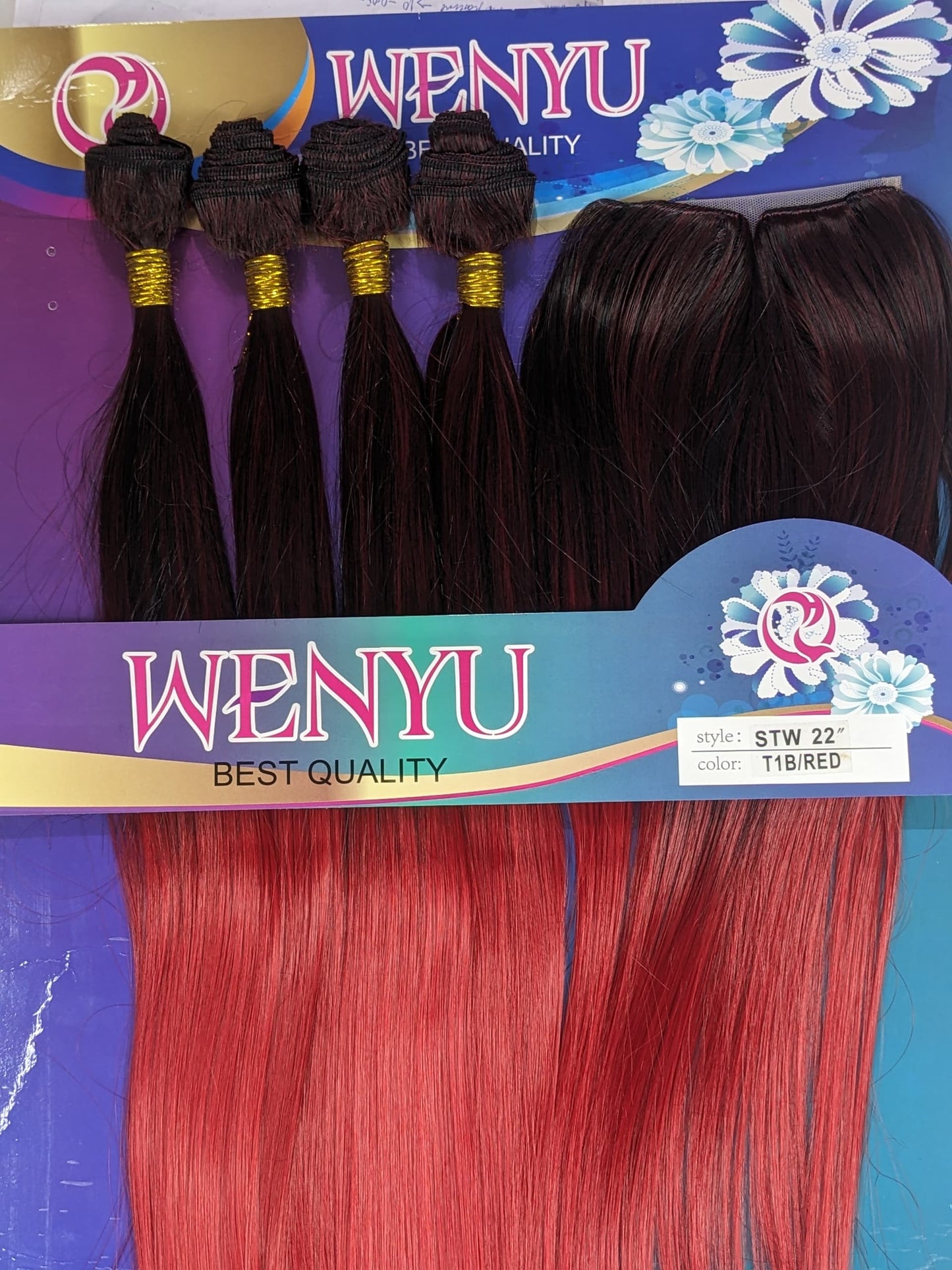 WENYU fiber Packet hair Wenyu T1 B/RED