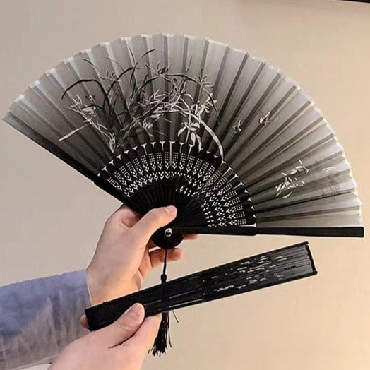 Chinese vintage folding hand fan