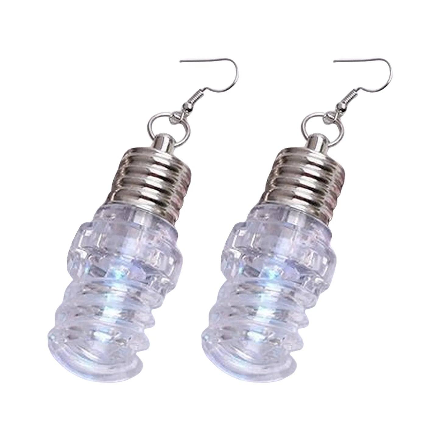 Led light bulb dangle earrings High Fashion Jewelry for Parties and Clubbing