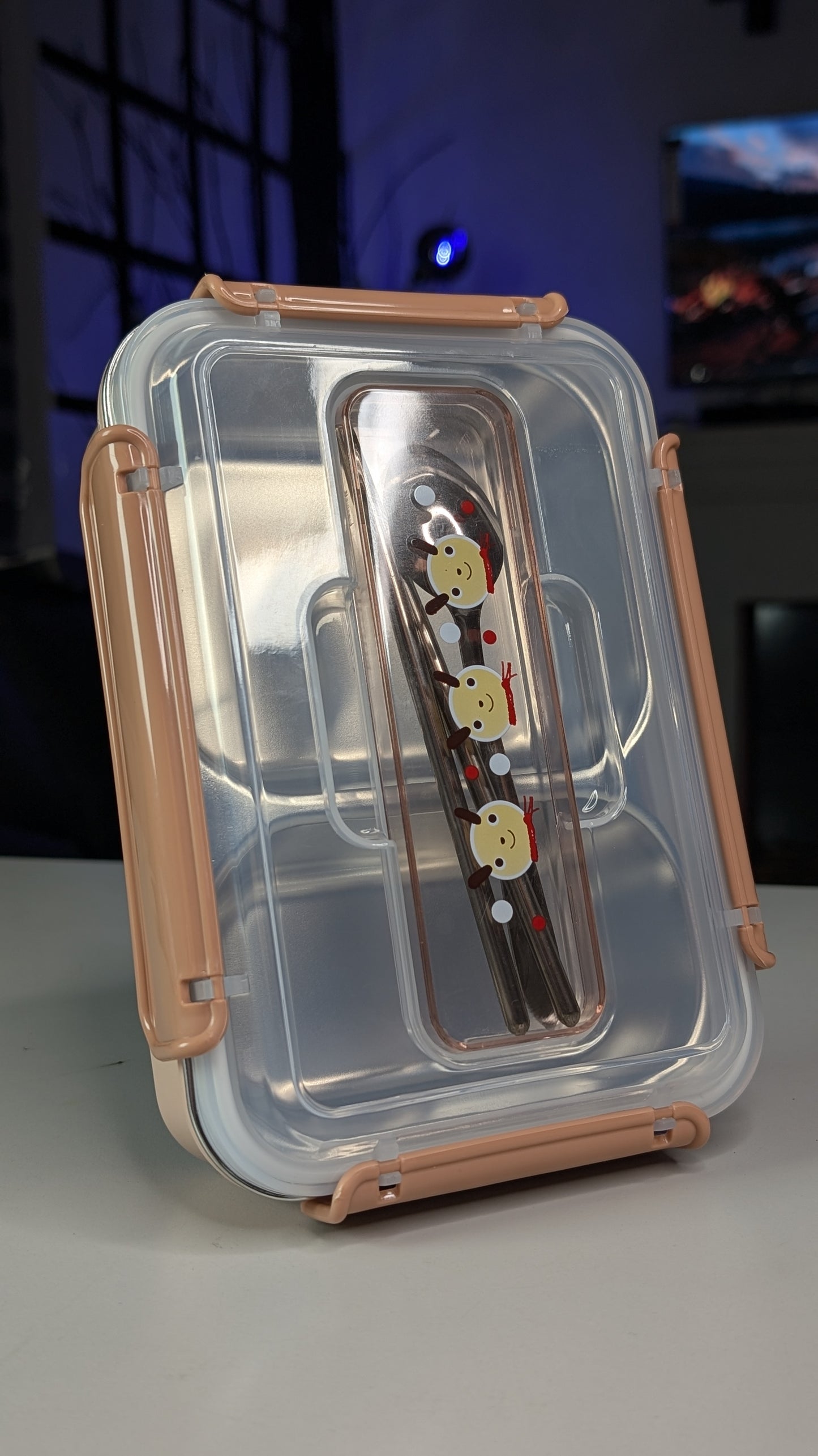 Korean Bento Box Stainless Food Flask- 2 compartments