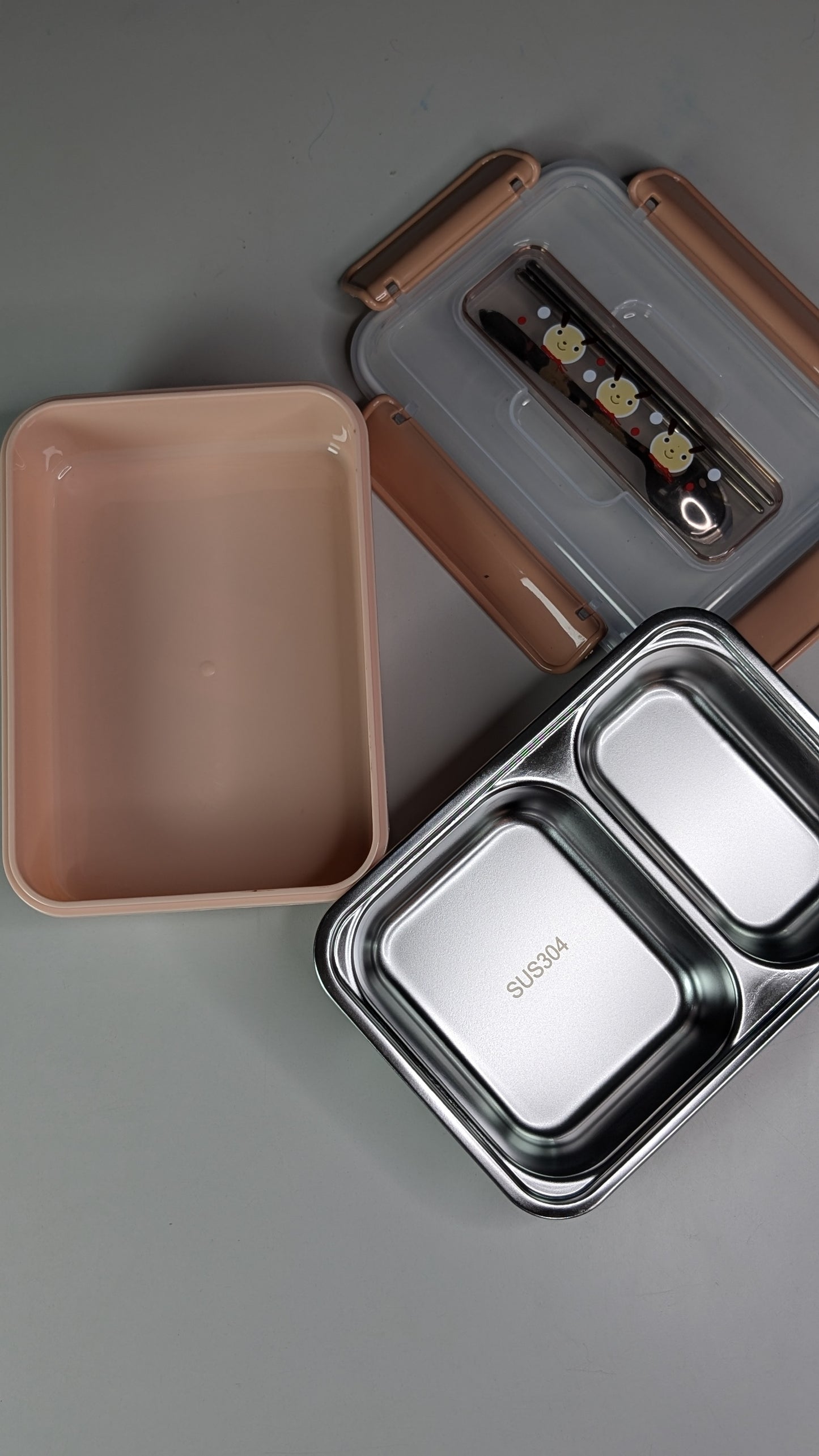 Korean Bento Box Stainless Food Flask- 2 compartments