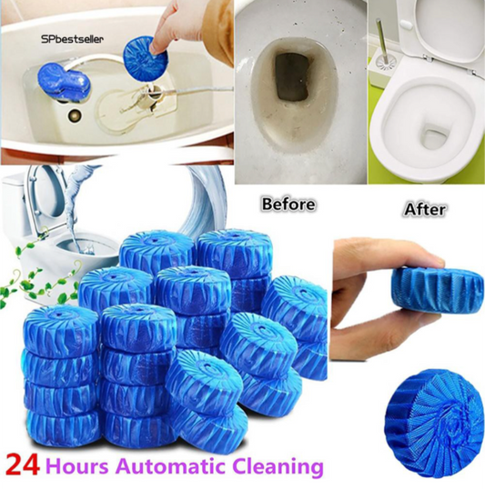10Pcs Toilet Bowl Tablets Cleaner for Descaling & Deodorizing, Efficient Cleaning Toilet andTank Cleaner