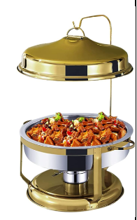 Gold chafing and buffet Dish   9.0Liter