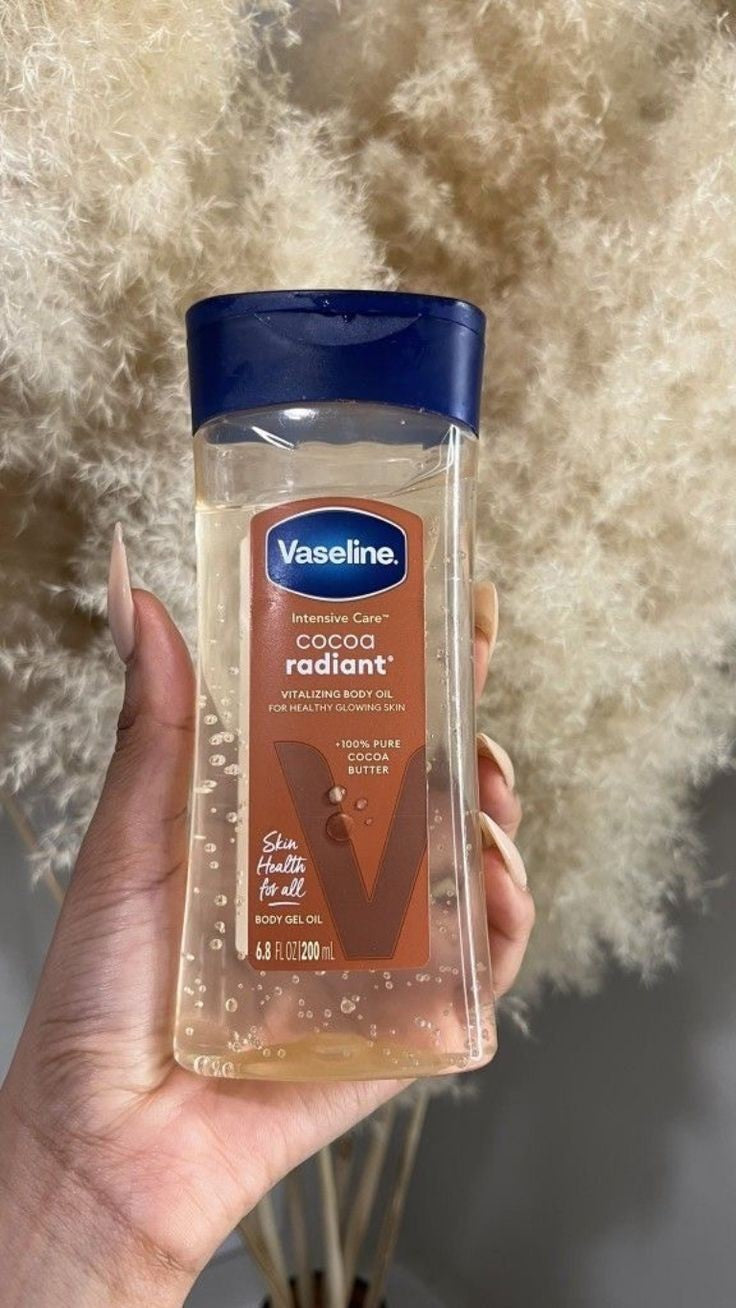 Cocoa coffee Radiant Vaseline Moisturizing Body Gel Oil 200ml