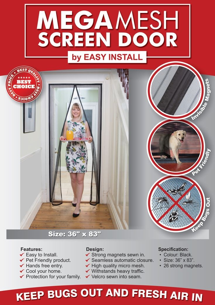 Magnetic Self closing Mosquito Net
