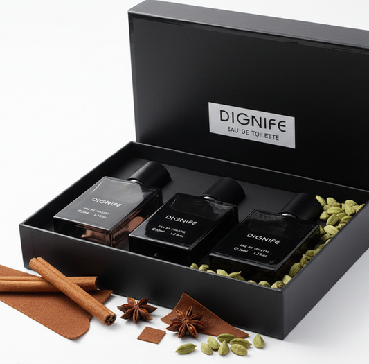 Dignife Elegant Knight Men's Fragrance 3-piece Gift Set (azure + Earth + Wilderness)