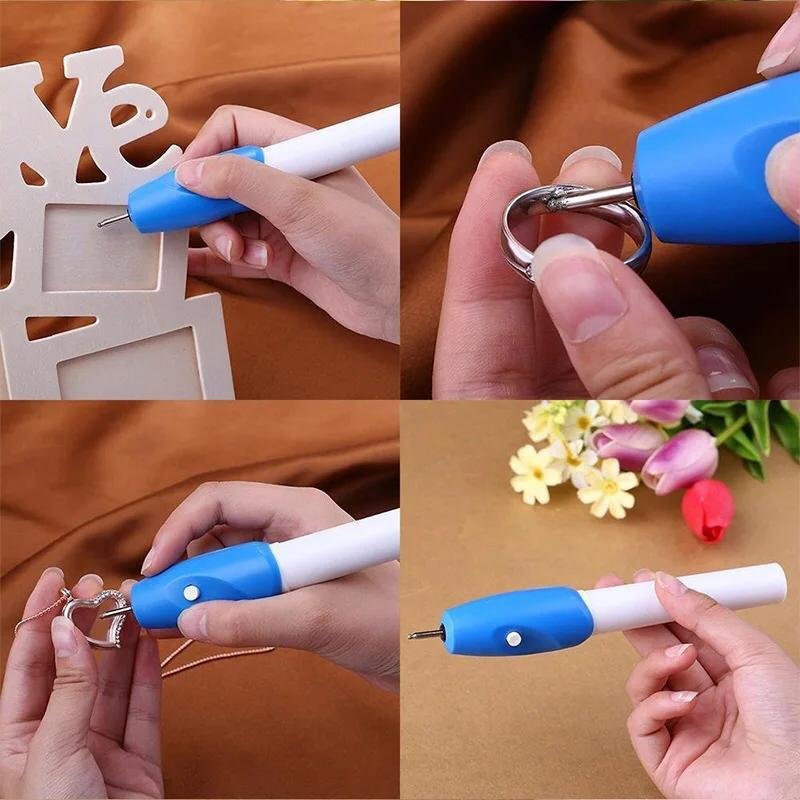 Manual engraving pen