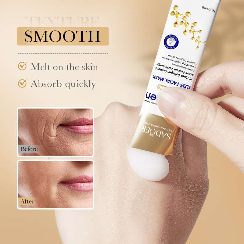 1 pcs SADOER collagen anti-wrinkle sleeping mask