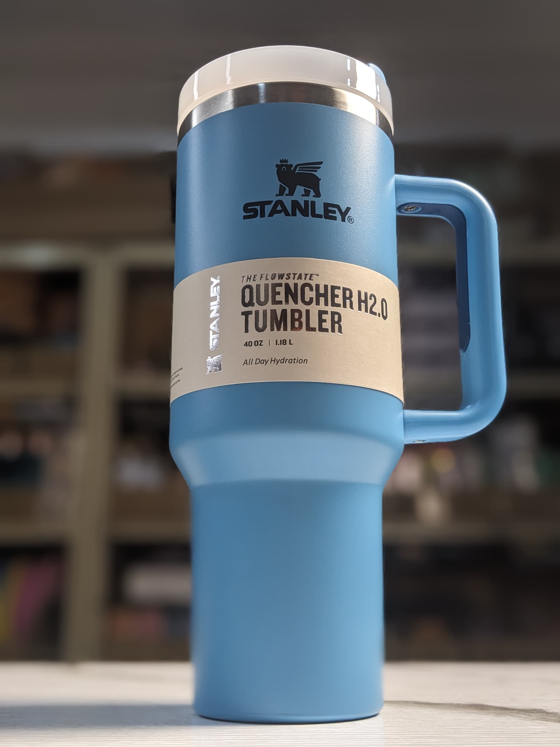 Sky blue ; Original Stanley Quencher H2.0 Flowstate thumblr Cup -