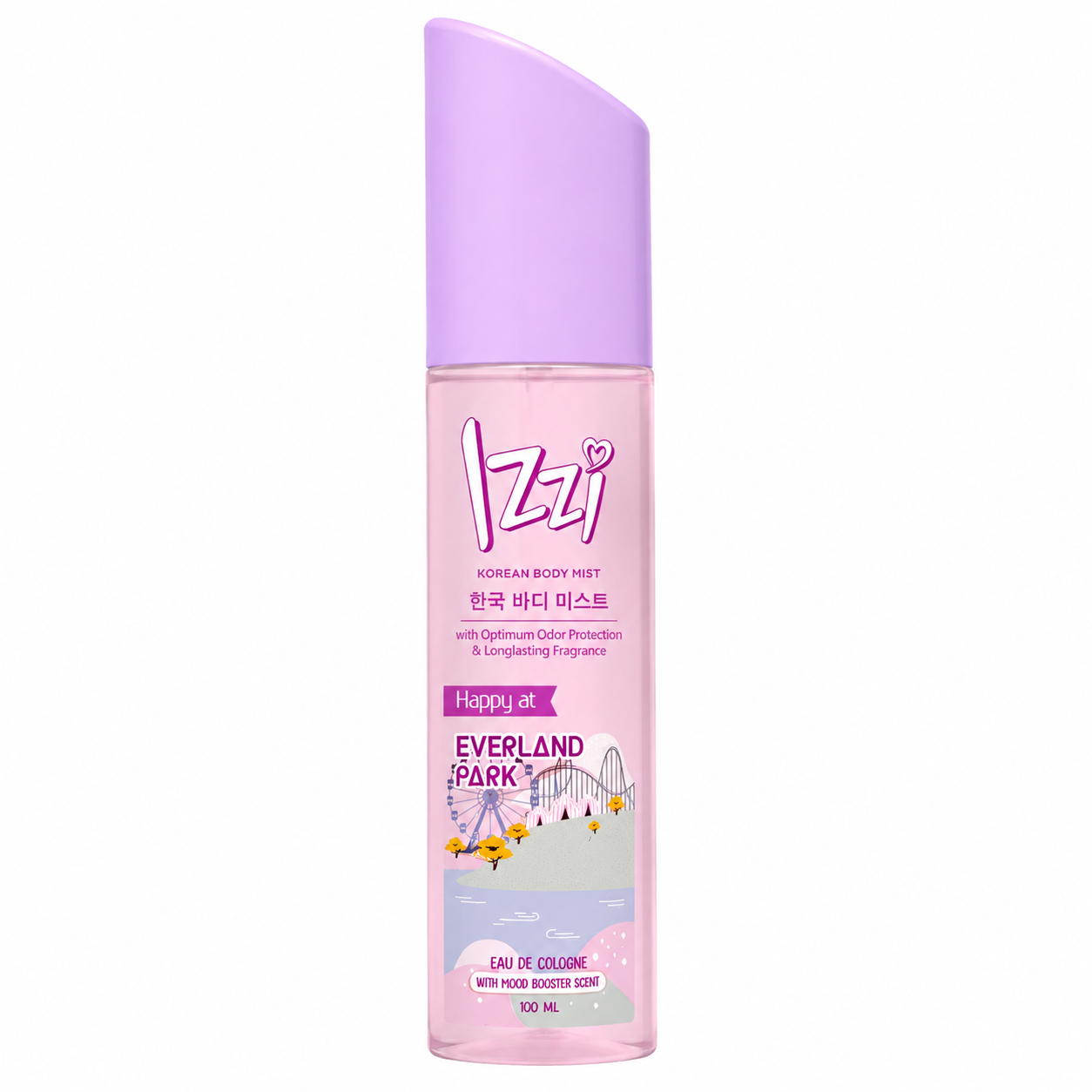 Ever Land Korean Body Mist Cologne -  Izzi Sweet eau de cologne 100ml | with Optimum Odor Protection and mood booster
