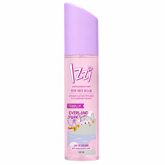 Ever Land Korean Body Mist Cologne -  Izzi Sweet eau de cologne 100ml | with Optimum Odor Protection and mood booster
