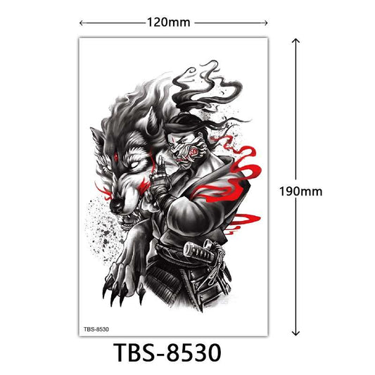 TBS-8530 Dimensions: 120*190mm; Waterproof Temporary tattoo