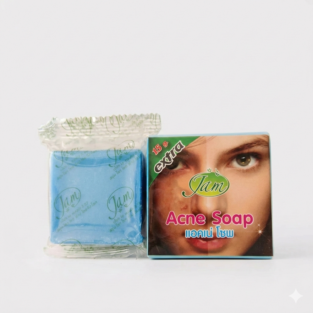Acne Thailand Soap with fruit Jam and Gluta for Spots Collagen Soap