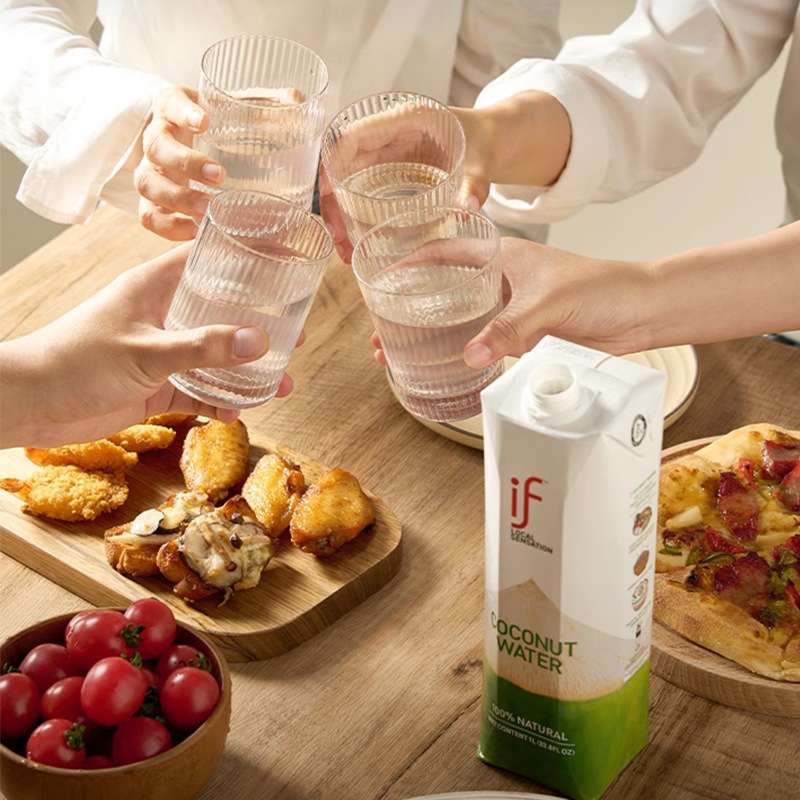 100% Coconut Juice Drink Imported from Thailand 380ml