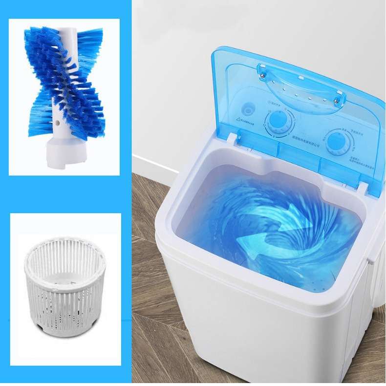 3 in 1 Single Barrel 7.5 liters Washing machine : washing +spinning + shoe washing