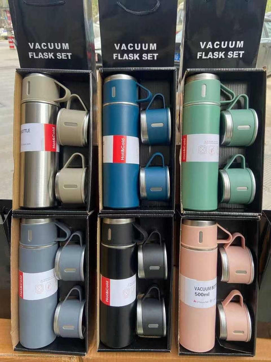 3in1 VACUUM FLASK SET (Comes with a fancy carrier bag as seen in the picture)