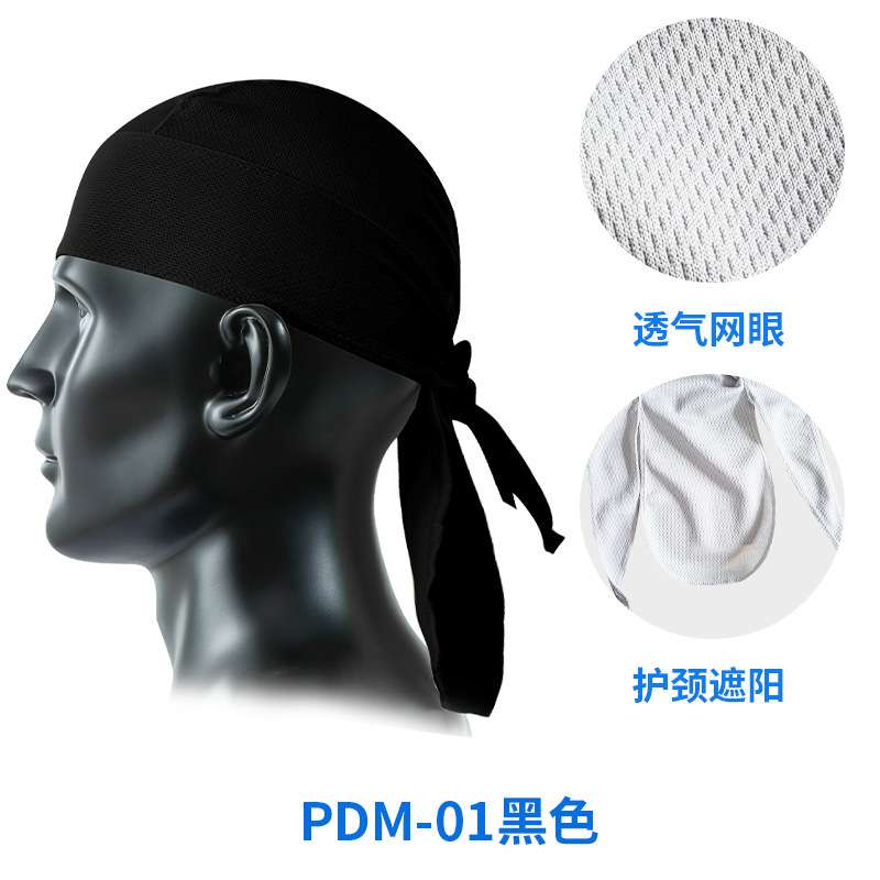 W18 Black men's turban