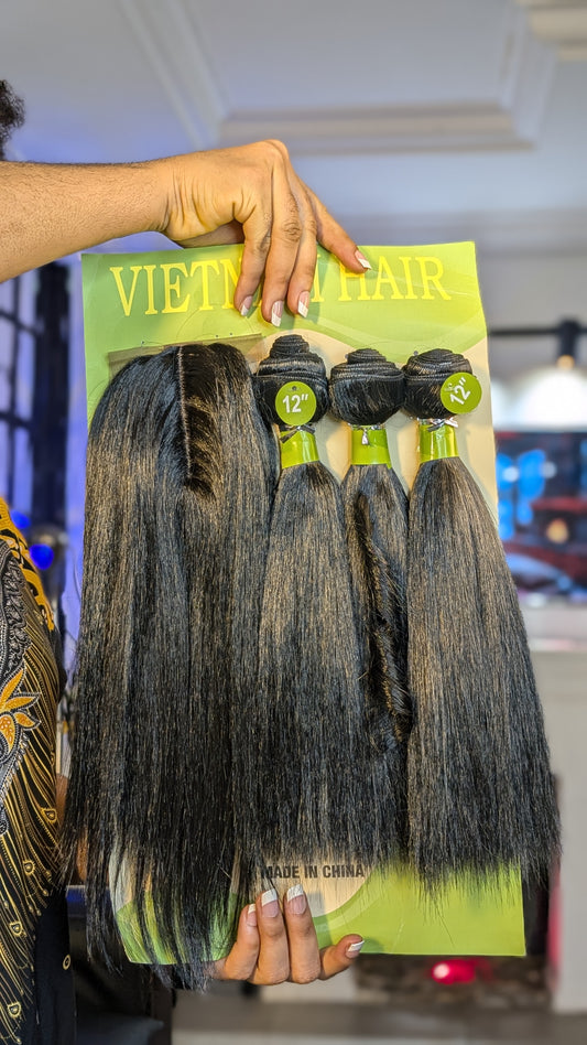 Vietnam Repilca Hair bundles + factory closure (can be curled)