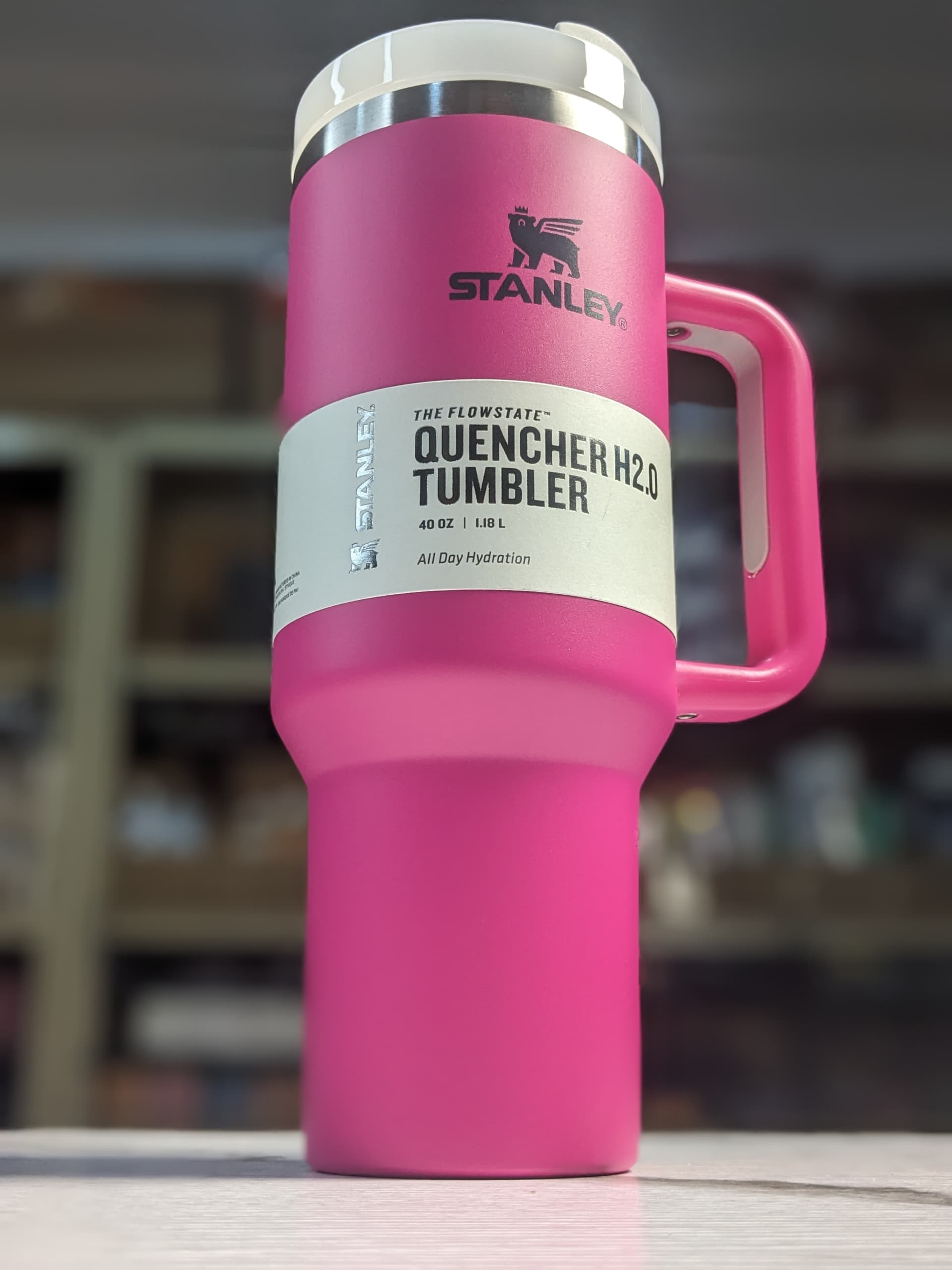 Rose Red Original Stanley Quencher H2.0 Flowstate thumblr Cup -