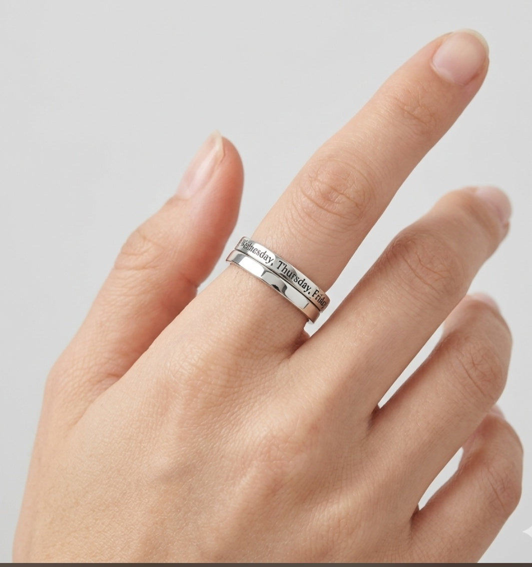Weeks Xi Lumix Adjustable Non Tarnish Knuckle Ring