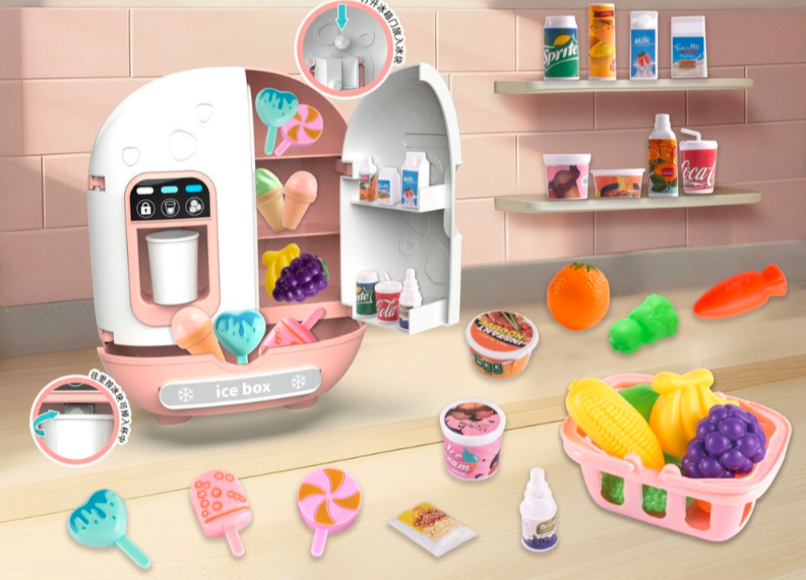 Electric refrigerator play house set Kids Toy