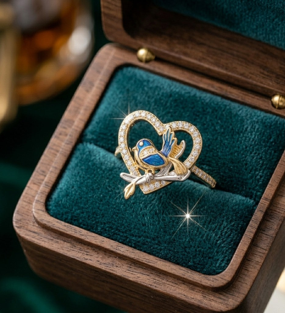 K21 | Wholesale Bluebird's Promise Ring Size 9 Non Tarnish