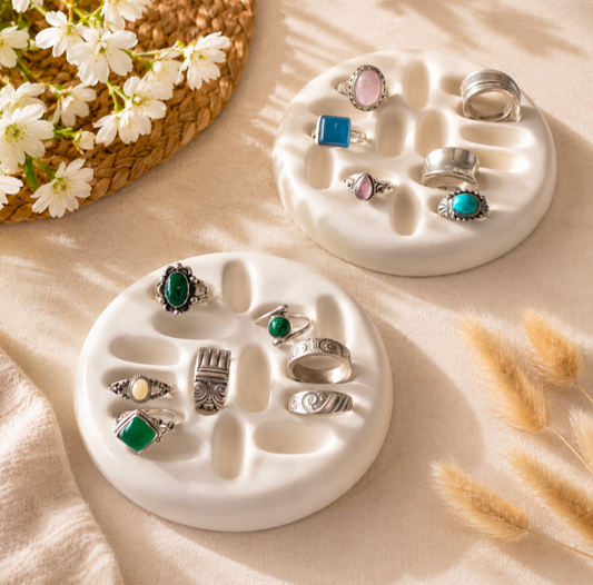 Jesmonite  Jewelry Ring Organizer