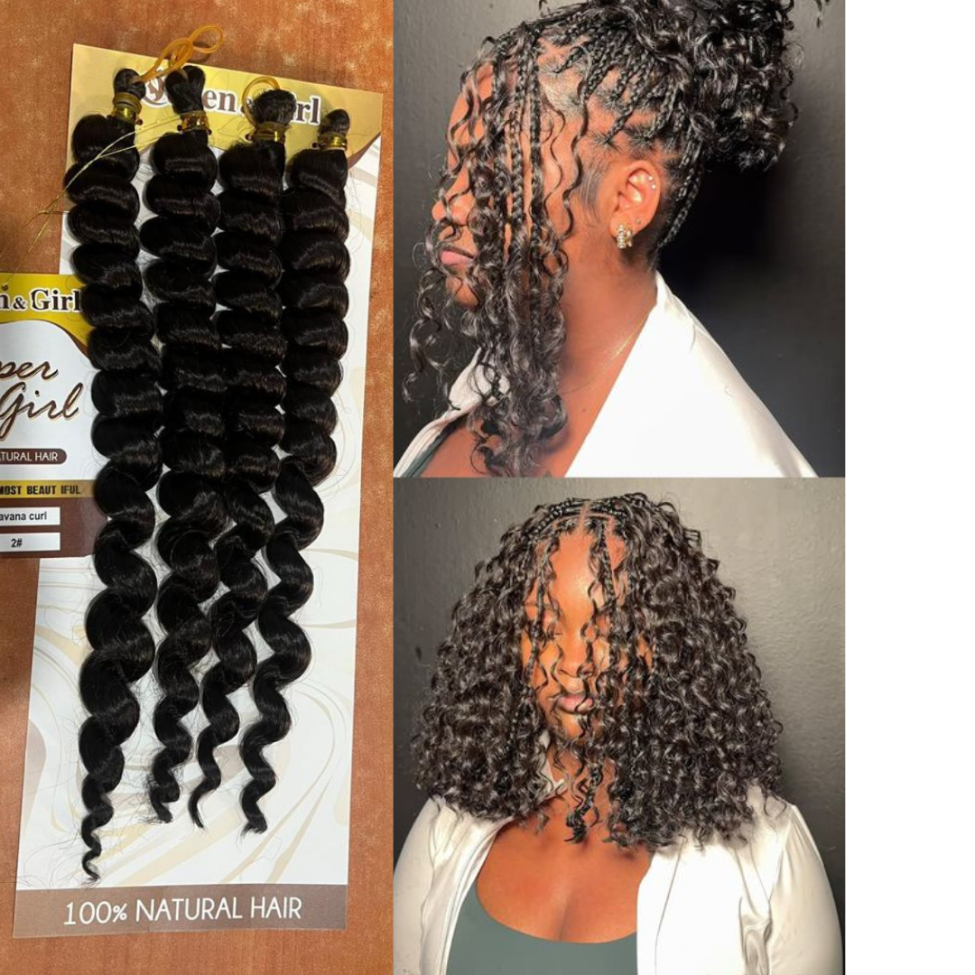 Natural  Boho braiding Extension  4 bundles