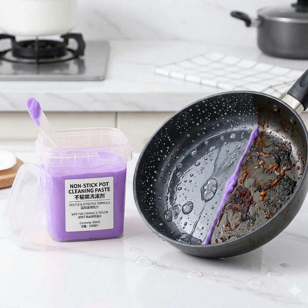 Non stick lavender Fragrance tough Pot Cleaning Paste