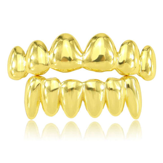 HIPHOP Gold Plated Teeth Grillz
