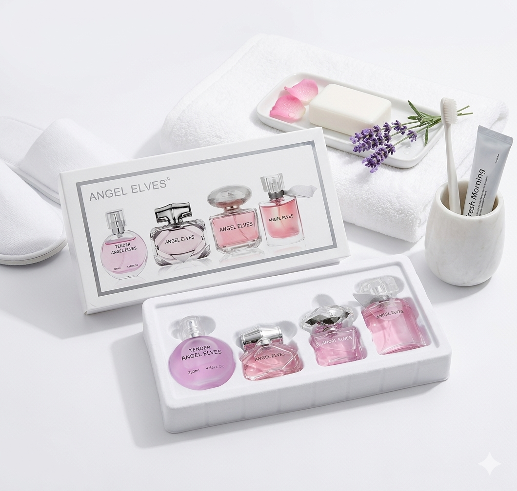 Pink daily feminine perfume Angel Elves