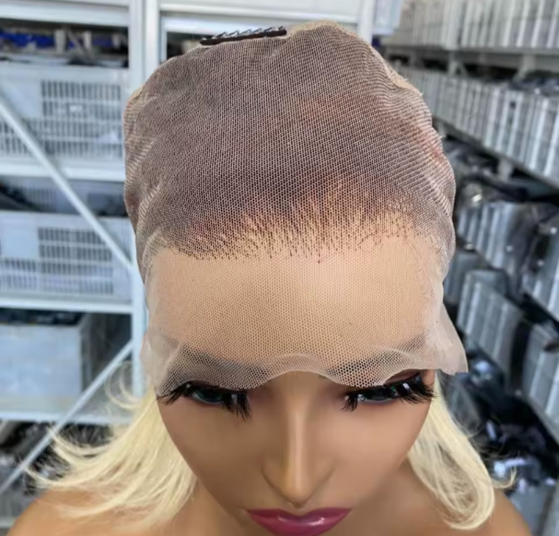 Blonde 10inches Full Frontal 100% human hair