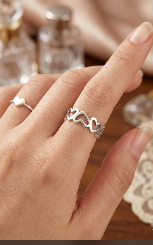 Unity Heart Knuckle Ring Non Tarnish Wholesale