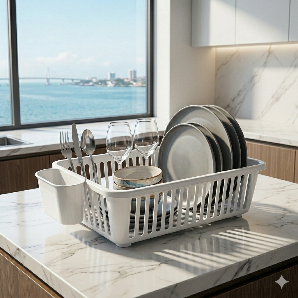 plastic dish rack
