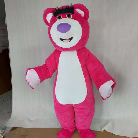 Pink Bear Mascot  Party Giant costume