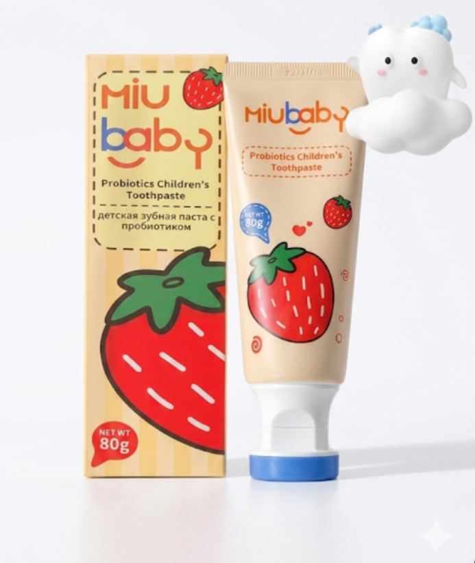 CAVITY PREVENTION PROBIOTICS  CHILDREN’S TOOTHPASTE (STRAWBERRY FLAVOUR)
