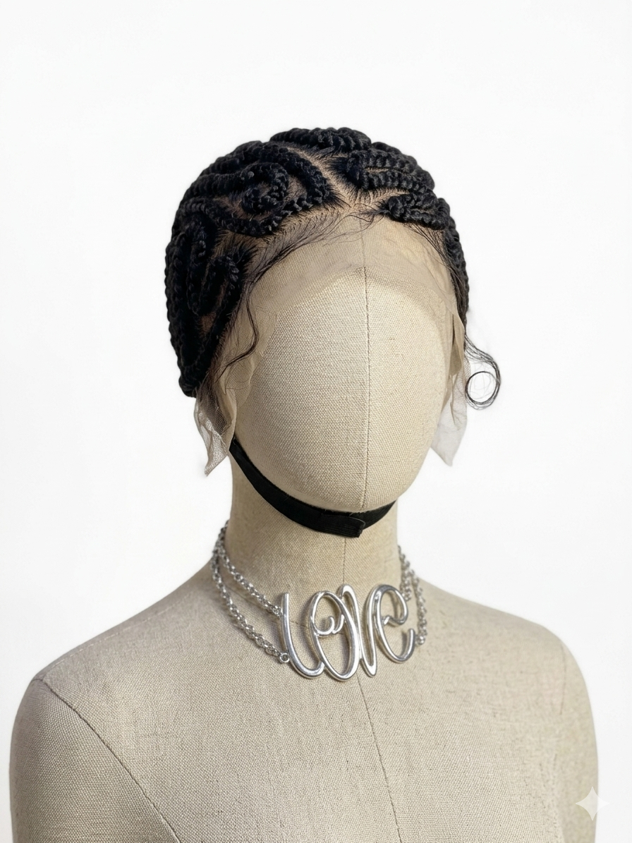 Braided Wig Glueless wig 0034